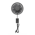 Hot sale usb mini 3 wind speed electric fan 360 rotation headrest portable air cooling car fan